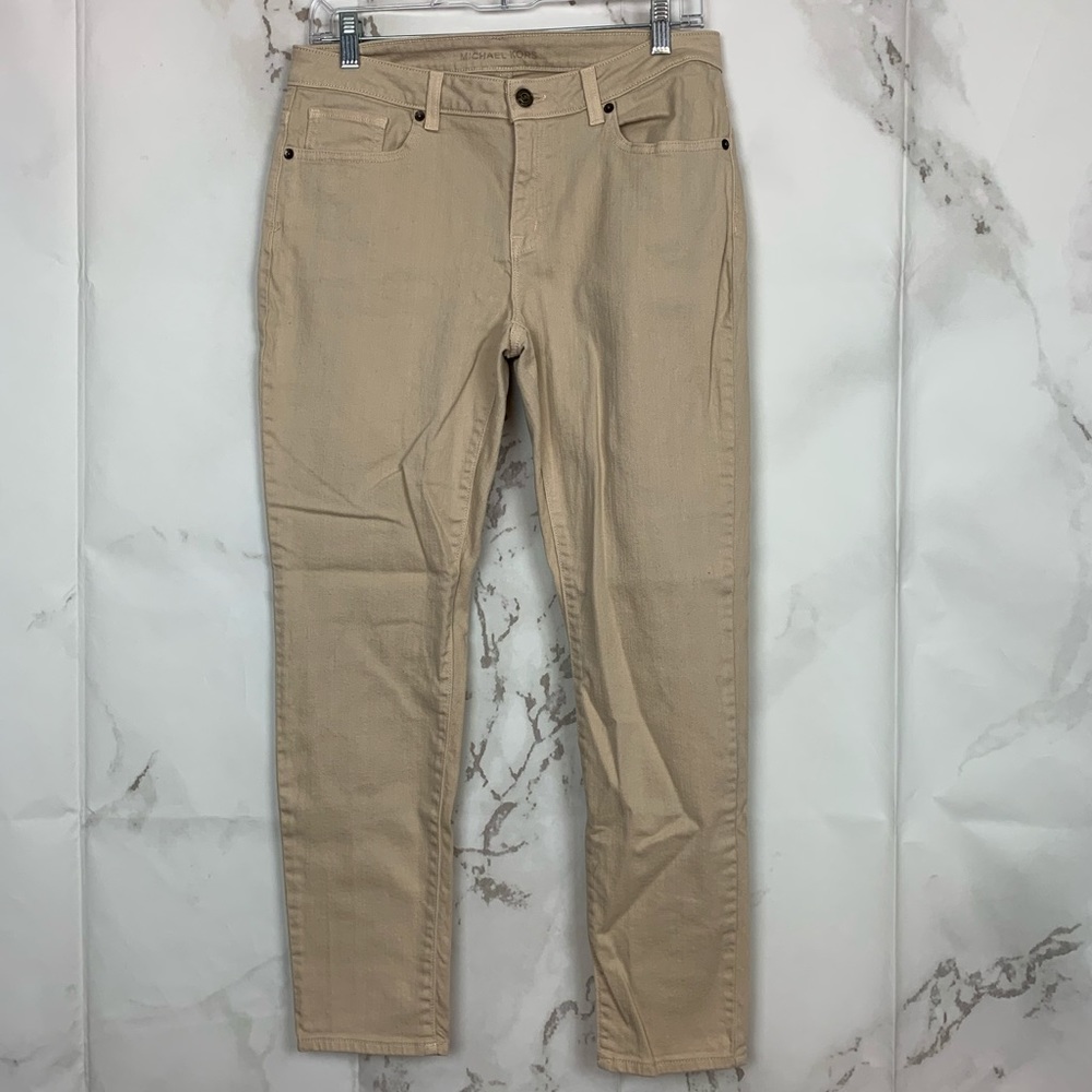 Michael Kors Straight Khaki Jeans